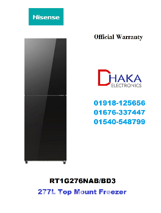 Hisense 277L RT1G276NAB Top Mount Freezer